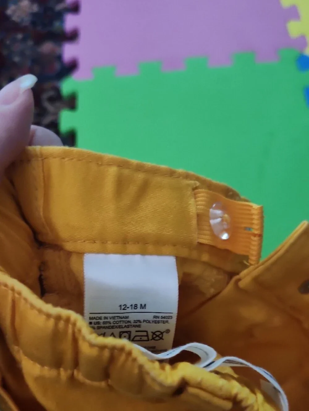 Old Navy Mustard Yellow Kids Jeans